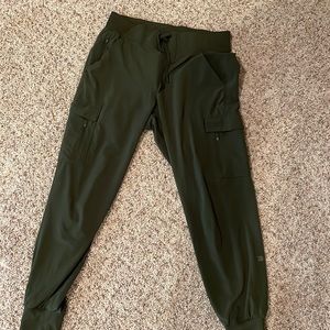 Army green joggers